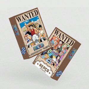 60pcs Cards + 32pcs Stickers Pirate Box Set HD Photo Lomo Cards Anime 92pcs
